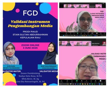 STAIN Sultan Abdurrahman Gelar FGD Validasi Media Pembelajaran Anak Usia Dini Berbasis Nilai Islam