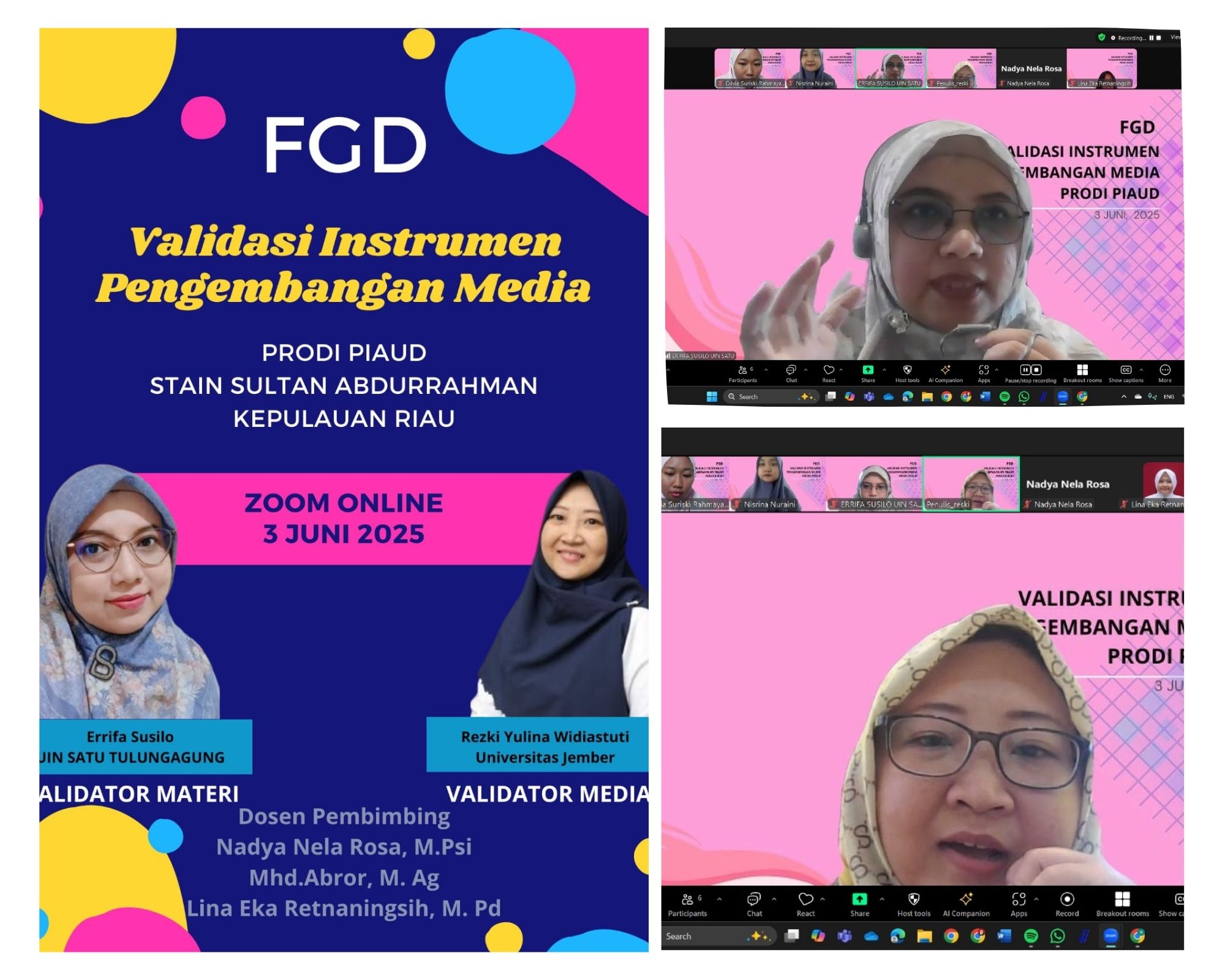 STAIN Sultan Abdurrahman Gelar FGD Validasi Media Pembelajaran Anak Usia Dini Berbasis Nilai Islam