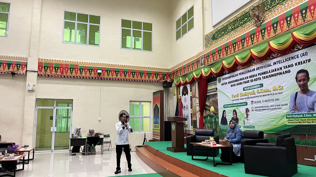PRODI PIAUD STAIN SAR KEPRI GELAR PENDAMPINGAN PENGGUNAAN AI, TINGKATKAN KREATIVITAS GURU PAU SE-KOTA TANJUNGPINANG