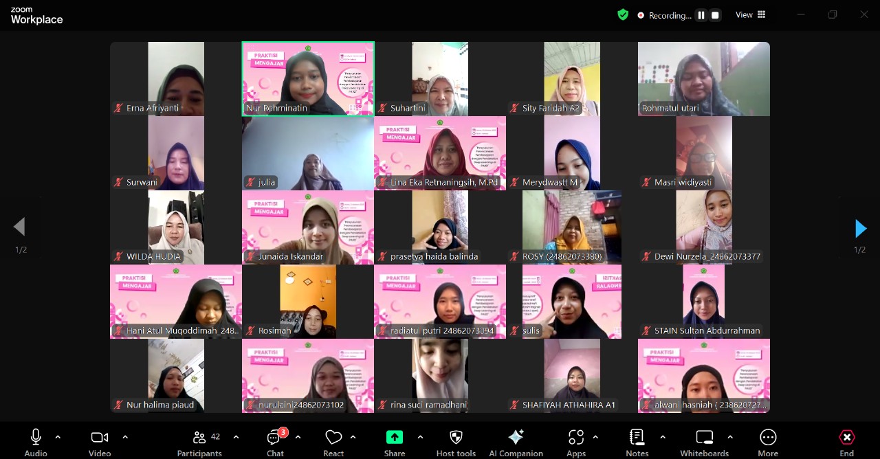 Mahasiswa Prodi PIAUD Antusias Ikuti Praktisi Mengajar: Penyusunan Perencanaan Pembelajaran dengan Pendekatan Deep Learning di PAUD