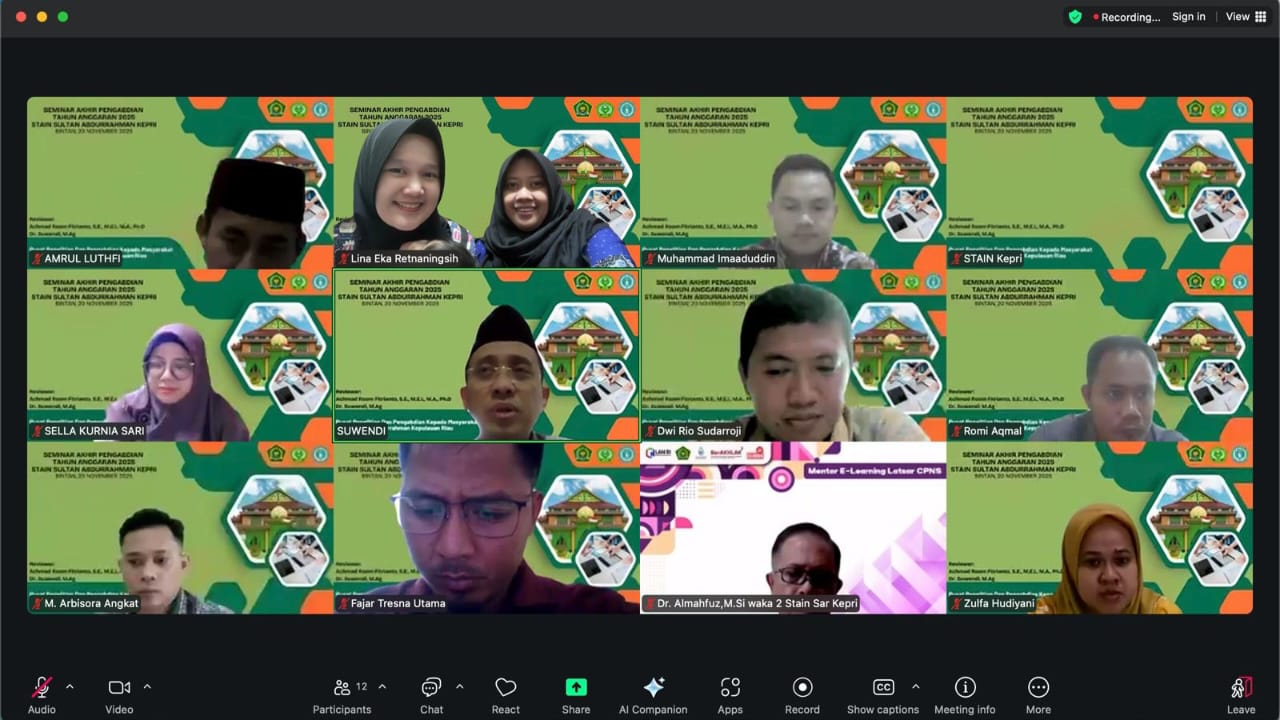 Sukses! Tim Pengabdian Prodi PIAUD Gelar Seminar Akhir Pelatihan AI untuk Guru PAUD se-Kota Tanjungpinang