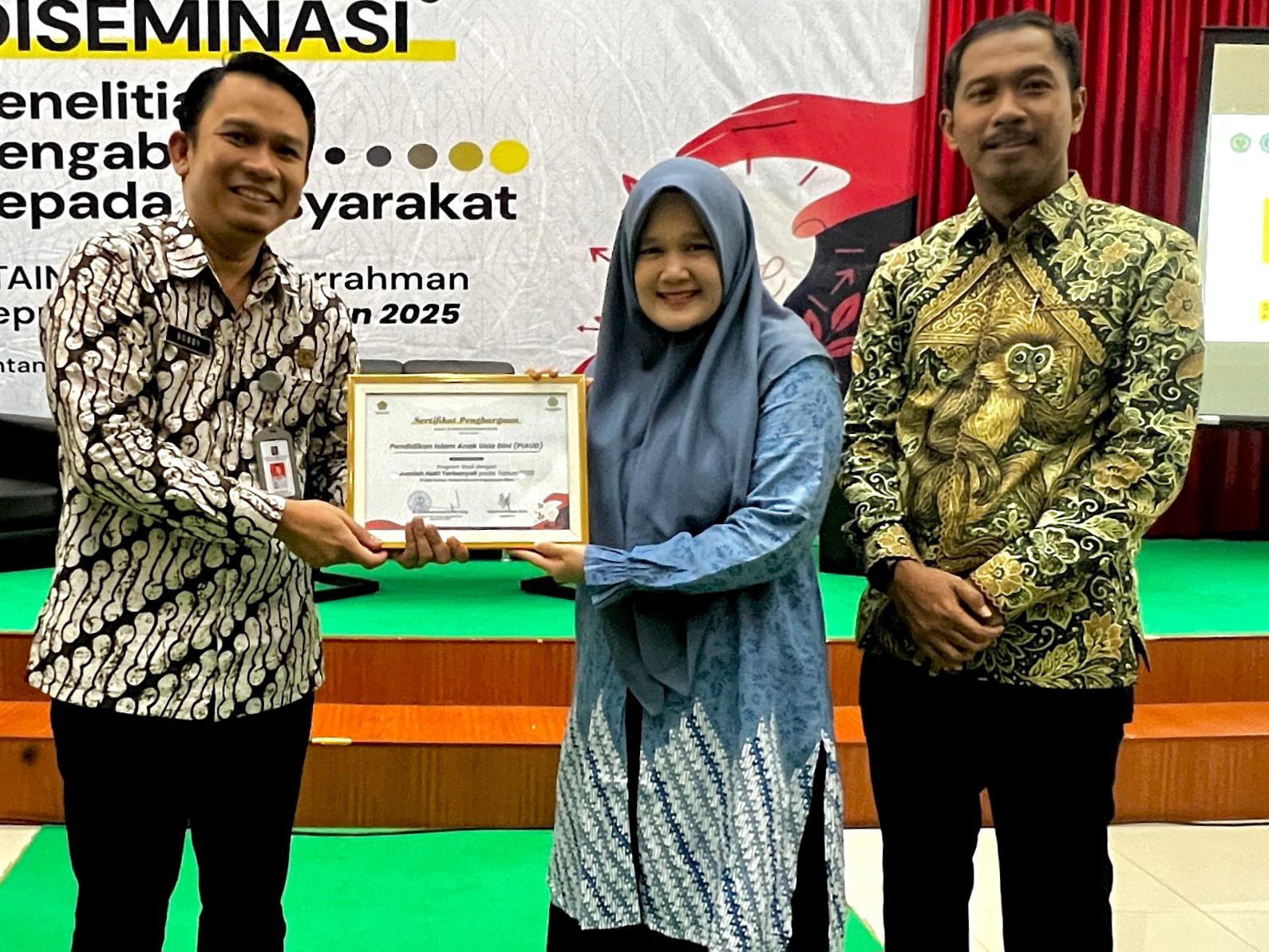 Prodi PIAUD Terima Penghargaan Haki terbanyak tahun 2025