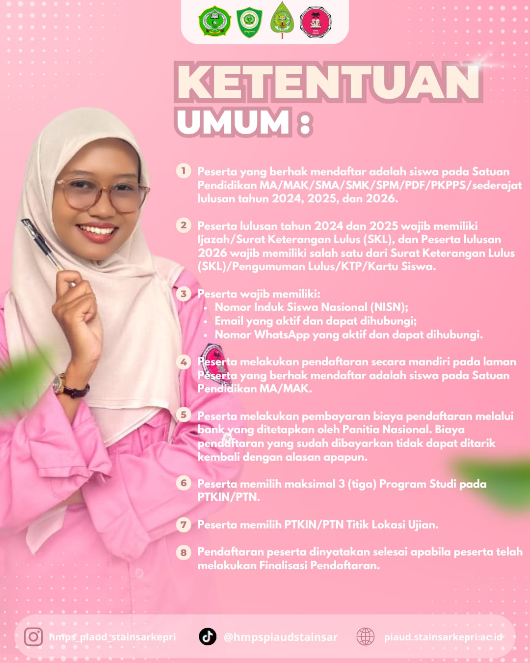 Yuk Kuliah di Prodi PIAUD ; Pendaftaran Mahasiswa Baru TA. 2026/2027 Telah Dibuka