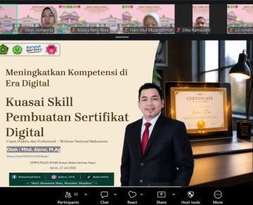 DARI MATERI HINGGA PRAKTIK, HMPS PIAUD DORONG PESERTA KUASAI PEMBUATAN SERTIFIKAT DIGITAL